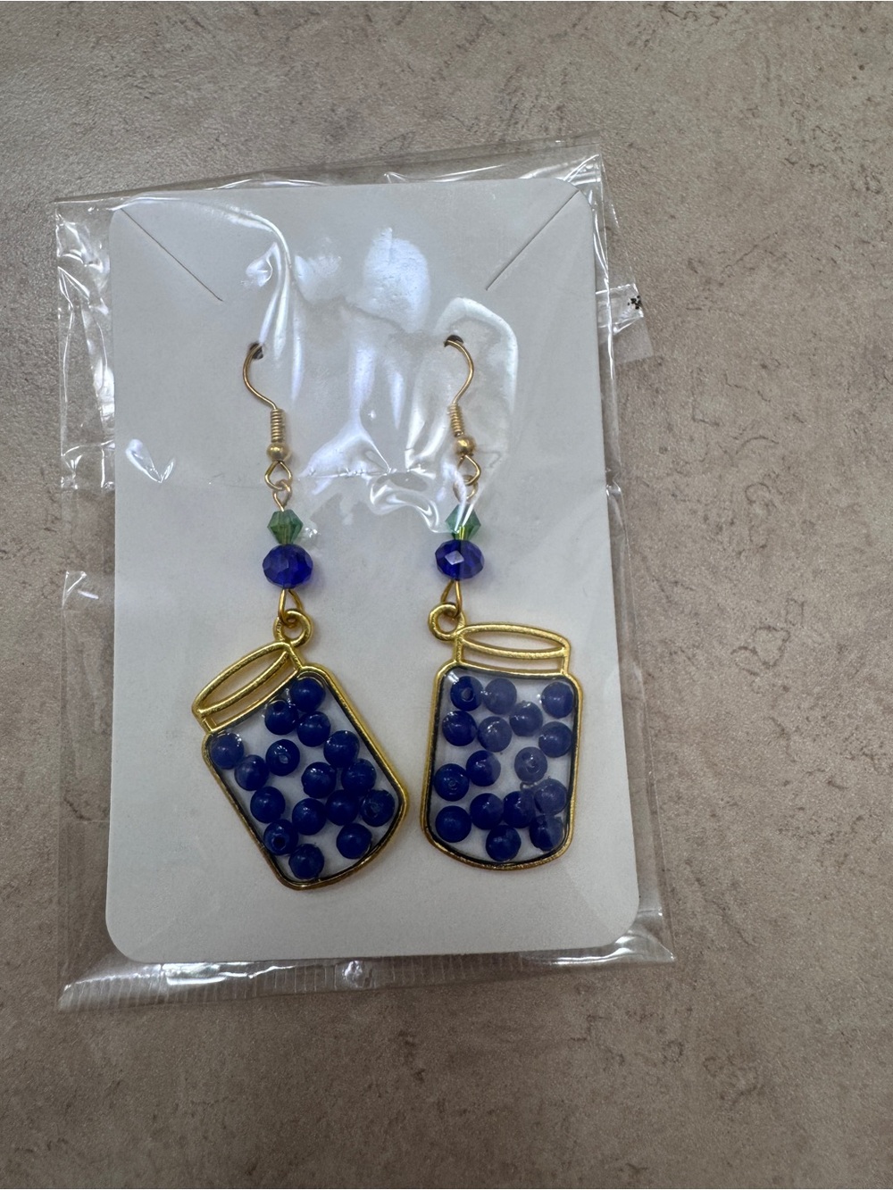 Blueberry Jar Earrings